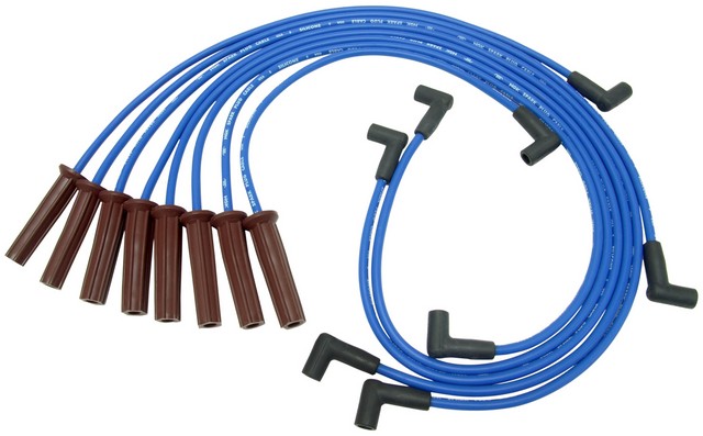 NGK Spark Plug Wire Set P/N:RC-GMZ017 Fits: Cadillac Allante, Cadillac Commercial Chassis, Cadillac Deville, Cadillac Eldorado, Cadillac Fleetwood, Cadillac Seville - Image 1