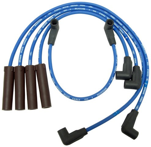 NGK Spark Plug Wire Set P/N:RC-GMX025 Fits: Buick Skyhawk, Cadillac Cimarron, Chevrolet Cavalier, Chevrolet S10, Chevrolet S10 Blazer, GMC S15, GMC S15 Jimmy, Oldsmobile Firenza, Pontiac J2000, Pontiac J2000 Sunbird, Pontiac Sunbird - Image 1