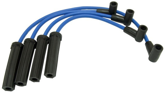 NGK Spark Plug Wire Set P/N:RC-GMZ008 Fits: Chevrolet Monza 79-78, Oldsmobile Starfire 79-78, Pontiac Astre 1977, Pontiac Phoenix 78-77, Pontiac Sunbird 79-77, Pontiac Ventura 1977 - Image 1