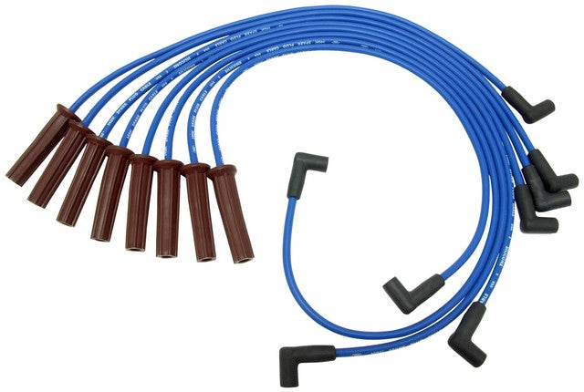 NGK Spark Plug Wire Set P/N:RC-GMZ015 Fits: Chevrolet C10, Chevrolet C10 Suburban, Chevrolet C20, Chevrolet C20 Suburban, Chevrolet C30, Chevrolet K10, Chevrolet K20, Chevrolet K20 Suburban, Chevrolet K30 - Image 1