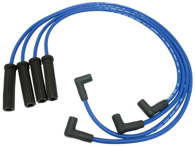 NGK Spark Plug Wire Set P/N:RC-GMZ030 Fits: Chevrolet Chevette 87-76, Pontiac Acadian 87-76, Pontiac T1000 87-81 - Image 1