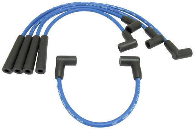 NGK Spark Plug Wire Set P/N:RC-GMZ007 Fits: Chevrolet Monza 77-75, Chevrolet Vega 77-75, Oldsmobile Starfire 77-76, Pontiac Astre 77-75, Pontiac Sunbird 77-76 - Image 1