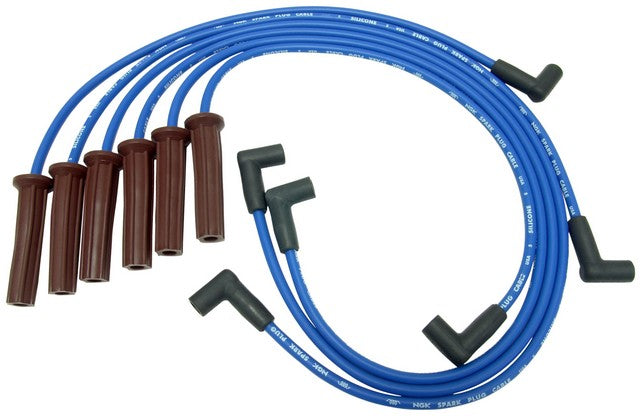 NGK Spark Plug Wire Set P/N:RC-GMZ019 Fits: Buick Century, Buick Electra, Buick Lesabre, Buick Regal, Buick Riviera, Buick Skyhawk, Buick Skylark, Cadillac Deville, Cadillac Eldorado, Cadillac Fleetwood - Image 1
