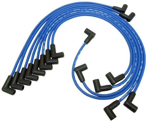 NGK Spark Plug Wire Set P/N:RC-GMZ004 Fits: Buick Century, Buick Regal, Buick Skylark, Checker Marathon, Chevrolet Bel Air, Chevrolet C10, Chevrolet C10 Suburban, Chevrolet C20, Chevrolet C20 Suburban, Chevrolet C30 - Image 1