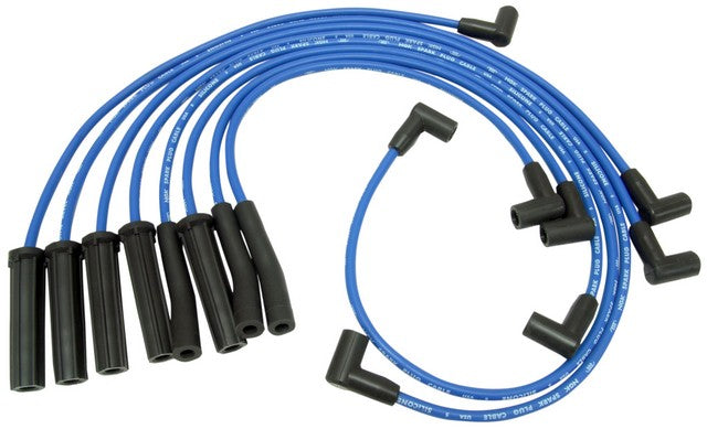 NGK Spark Plug Wire Set P/N:RC-GMZ013 Fits: Buick Century, Buick Electra, Buick Estate Wagon, Buick Lesabre, Buick Regal, Buick Skylark, Oldsmobile Delta 88, Pontiac Bonneville, Pontiac Catalina, Pontiac Firebird - Image 1