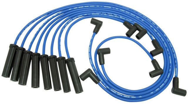 NGK Spark Plug Wire Set P/N:RC-GMZ036 Fits: Cadillac Calais 76-73, Cadillac Commercial Chassis 84-75, Cadillac Deville 81-73, Cadillac Eldorado 78-73, Cadillac Eldorado 81-80, Cadillac Fleetwood 84-73, Cadillac Seville 81-80 - Image 1