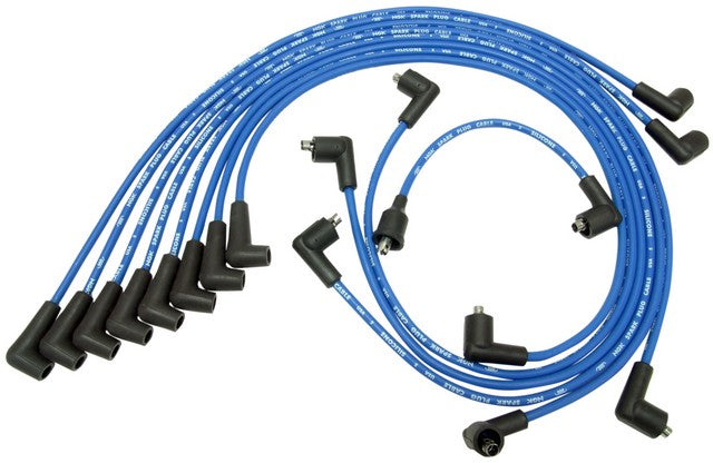 NGK Spark Plug Wire Set P/N:RC-GMX006 Fits: Checker Marathon, Chevrolet Bel Air, Chevrolet Biscayne, Chevrolet Blazer, Chevrolet Brookwood, Chevrolet C10, Chevrolet C10 Pickup, Chevrolet C10 Suburban, Chevrolet C20, Chevrolet C20 Pickup - Image 1