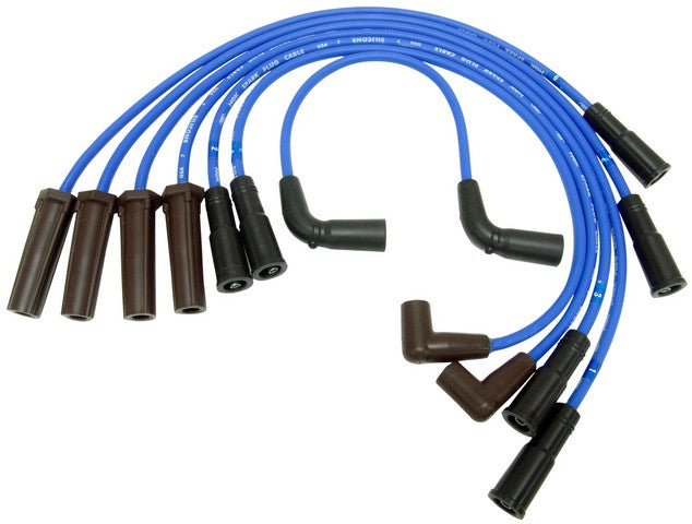 NGK Spark Plug Wire Set P/N:RC-GMX103 Fits: Chevrolet Silverado 1500 06-99, Chevrolet Silverado 1500 Classic 2007, GMC Sierra 1500 06-99, GMC Sierra 1500 Classic 2007 - Image 1