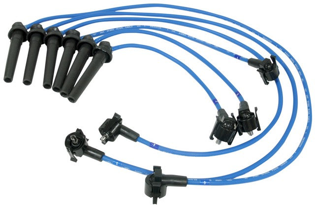 NGK Spark Plug Wire Set P/N:RC-FDZ061 Fits: Ford Contour 00-97, Mazda Mpv 01-00, Mercury Cougar 00-99, Mercury Mystique 00-97 - Image 1