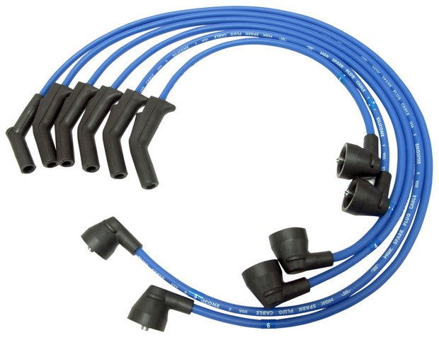 NGK Spark Plug Wire Set P/N:RC-FDZ040 Fits: Ford Mustang 99-94, Ford Thunderbird 97-94, Mercury Cougar 97-94 - Image 1