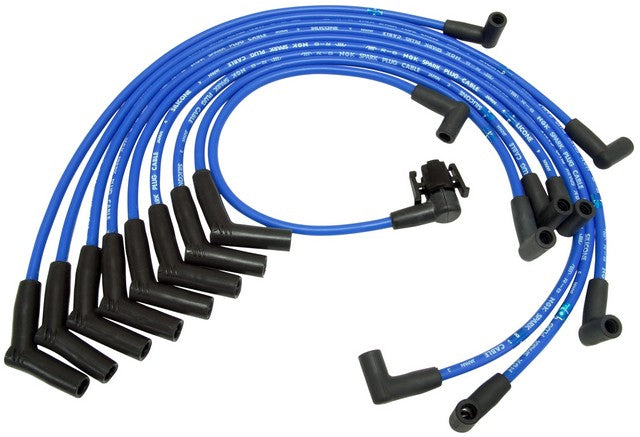 NGK Spark Plug Wire Set P/N:RC-FDZ013 Fits: Ford Bronco, Ford E-150 Econoline, Ford E-150 Econoline Club Wagon, Ford E-250 Econoline, Ford E-250 Econoline Club Wagon, Ford E-350 Econoline, Ford E-350 Econoline Club Wagon, Ford Econoline Super Duty - Image 1
