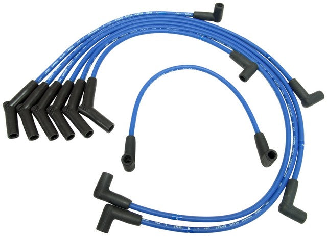NGK Spark Plug Wire Set P/N:RC-FDZ018 Fits: Ford Ltd 86-84, Ford Mustang 86-84, Ford Thunderbird 87-84, Mercury Capri 86-84, Mercury Cougar 87-84, Mercury Marquis 86-84 - Image 1