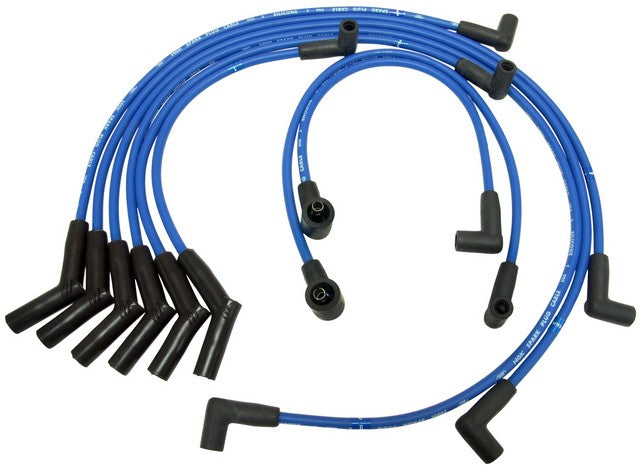 NGK Spark Plug Wire Set P/N:RC-FDZ016 Fits: Ford F-100 83-82, Ford Granada 1982, Ford Ltd 86-83, Ford Mustang 86-83, Ford Thunderbird 87-82, Lincoln Continental 1982, Mercury Capri 86-83, Mercury Cougar 87-82, Mercury Marquis 86-83 - Image 1