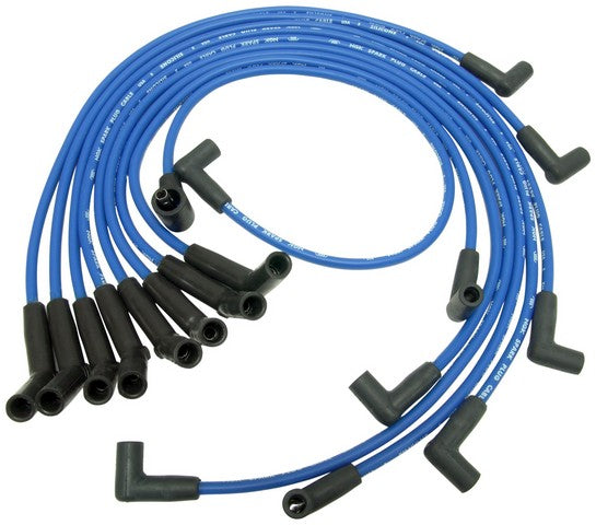 NGK Spark Plug Wire Set P/N:RC-FDZ088 Fits: Ford Bronco, Ford E-100 Econoline, Ford E-100 Econoline Club Wagon, Ford E-150 Econoline, Ford E-150 Econoline Club Wagon, Ford E-250 Econoline, Ford E-250 Econoline Club Wagon, Ford E-350 Econoline - Image 1