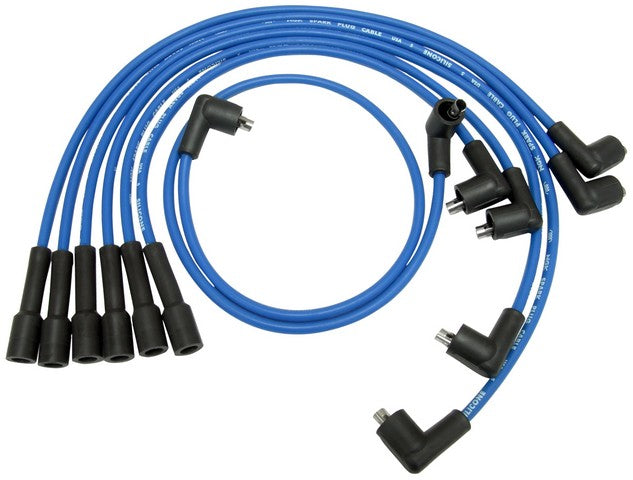 NGK Spark Plug Wire Set P/N:RC-FDX004 Fits: Ford Mustang Ii 76-74, Mercury Capri 1976, Mercury Capri 74-72, Toyota Land Cruiser 80-78 - Image 1