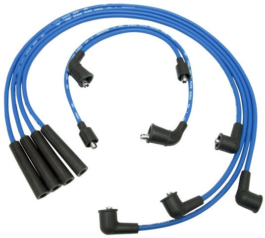 NGK Spark Plug Wire Set P/N:RC-CRX060 Fits: Dodge Challenger 79-78, Dodge Colt 87-84, Dodge D50 1981, Dodge Power Ram 50 86-83, Plymouth Arrow 79-78, Plymouth Colt 87-84 - Image 1