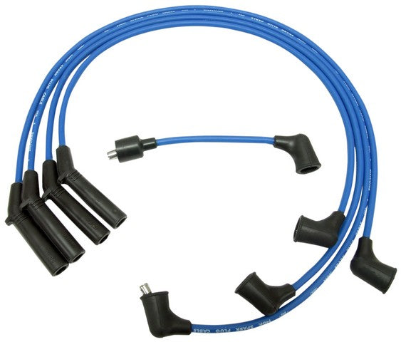 NGK Spark Plug Wire Set P/N:RC-CRX062 Fits: Dodge Colt 91-88, Eagle Summit 91-89, Eagle Vista 92-90, Mitsubishi Mirage 90-89, Mitsubishi Precis 94-92, Plymouth Colt 91-88 - Image 1