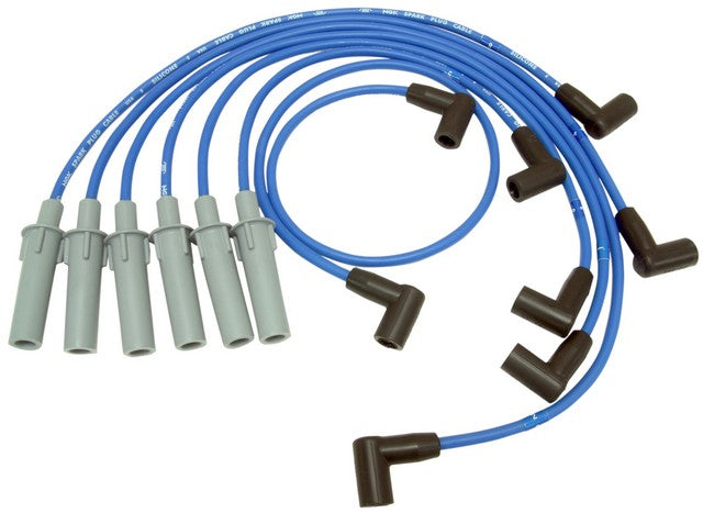 NGK Spark Plug Wire Set P/N:RC-CRX046 Fits: Dodge Dakota 03-00, Dodge Ram 1500 01-00, Dodge Ram 1500 Van 03-00, Dodge Ram 2500 Van 2001 - Image 1