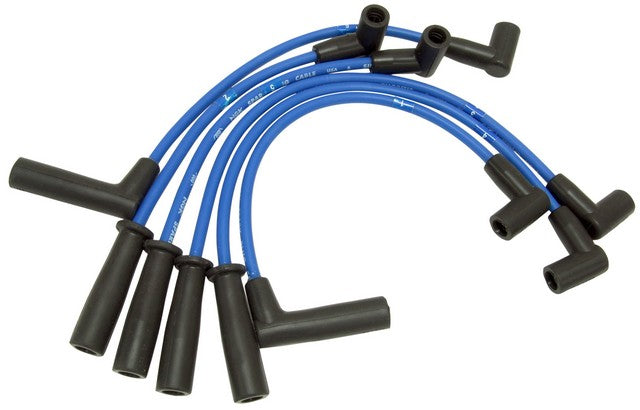 NGK Spark Plug Wire Set P/N:RC-CRX026 Fits: Jeep Cherokee 99-91, Jeep Comanche 92-91, Jeep Grand Cherokee 98-93, Jeep Tj 99-97, Jeep Wrangler 95-91, Jeep Wrangler 99-97 - Image 1
