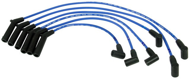 NGK Spark Plug Wire Set P/N:RC-CRX015 Fits: Chrysler Dynasty, Chrysler Imperial, Chrysler New Yorker, Chrysler TOWN &amp; COUNTRY, Dodge Caravan, Dodge Dynasty, Dodge Grand Caravan, Plymouth Grand Voyager, Plymouth Voyager - Image 1