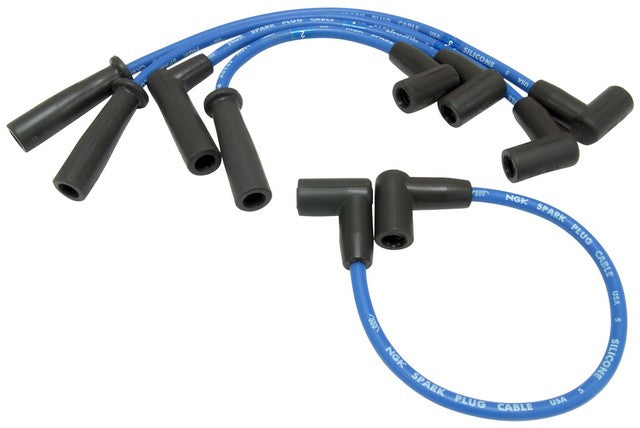 NGK Spark Plug Wire Set P/N:RC-CRX023 Fits: Dodge Dakota 02-96, Jeep Cherokee 00-91, Jeep Comanche 92-91, Jeep Tj 02-97, Jeep Wrangler 02-97, Jeep Wrangler 95-90 - Image 1