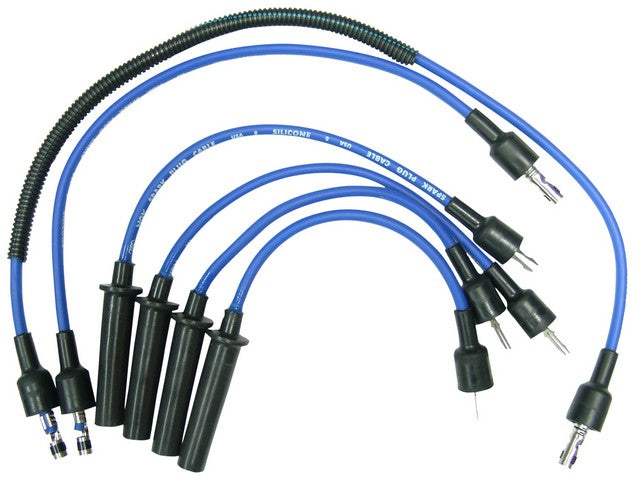 NGK Spark Plug Wire Set P/N:RC-CRX050 Fits: Chrysler Daytona, Chrysler Dynasty, Chrysler E Class, Chrysler Executive Limousine, Chrysler Laser, Chrysler Lebaron, Chrysler New Yorker, Chrysler Tc Maserati, Chrysler TOWN &amp; COUNTRY, Dodge 400 - Image 1
