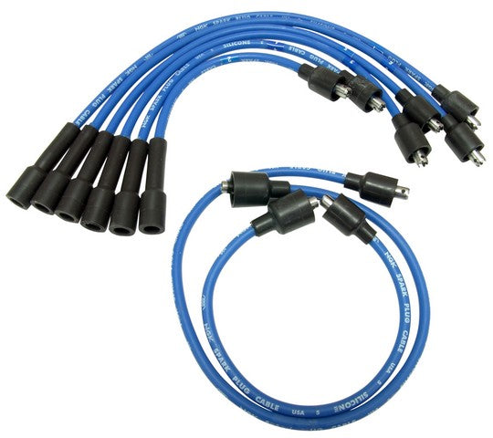 NGK Spark Plug Wire Set P/N:RC-CRX004 Fits: Chrysler Cordoba, Chrysler Fifth Avenue, Chrysler Lebaron, Chrysler New Yorker, Chrysler Newport, Chrysler TOWN &amp; COUNTRY, Dodge Aspen, Dodge B100, Dodge B150, Dodge B200 - Image 1