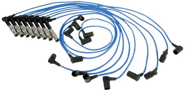 NGK Spark Plug Wire Set P/N:RC-EUC051 Fits: Mercedes-benz 400e, Mercedes-benz 400se, Mercedes-benz 400sel, Mercedes-benz 500e, Mercedes-benz 500sec, Mercedes-benz 500sel, Mercedes-benz 500sl, Mercedes-benz E420, Mercedes-benz E500, Mercedes-benz S420 - Image 1