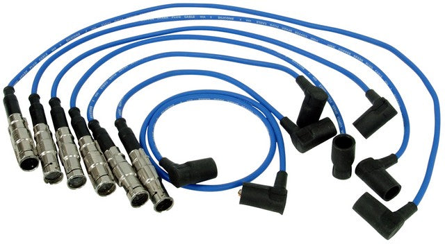 NGK Spark Plug Wire Set P/N:RC-EUC041 Fits: Mercedes-benz 190e 93-87, Mercedes-benz 260e 89-87, Mercedes-benz 300ce 89-88, Mercedes-benz 300e 93-86, Mercedes-benz 300se 91-88, Mercedes-benz 300sel 91-88, Mercedes-benz 300te 93-88 - Image 1