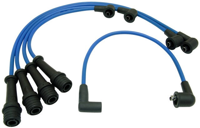NGK Spark Plug Wire Set P/N:RC-EUX029 Fits: Eagle Medallion 89-88, Renault Fuego 85-84, Renault Lecar 85-84, Renault R18i 86-84, Renault R5 1986 - Image 1