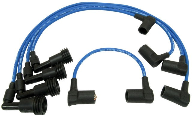 NGK Spark Plug Wire Set P/N:RC-EUC021 Fits: Porsche 924 88-87, Porsche 944 89-83 - Image 1
