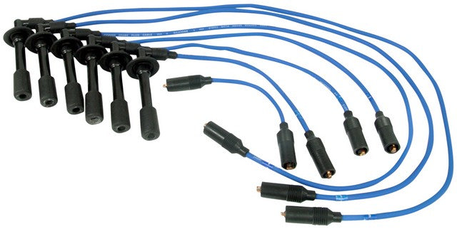 NGK Spark Plug Wire Set P/N:RC-EUC026 Fits: Porsche 911 89-75, Porsche 930 79-78 - Image 1