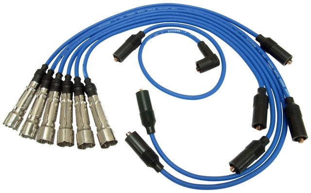 NGK Spark Plug Wire Set P/N:RC-EUC046 Fits: Mercedes-benz 250 72-71, Mercedes-benz 250c 72-70, Mercedes-benz 250se 1967, Mercedes-benz 250sl 1967, Mercedes-benz 280s 71-68 - Image 1