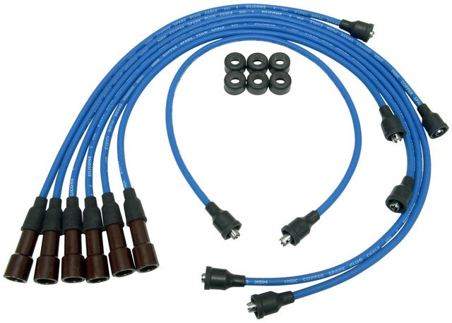 NGK Spark Plug Wire Set P/N:RC-EUC044 Fits: Mercedes-benz 250 70-68, Mercedes-benz 250s 67-66 - Image 1