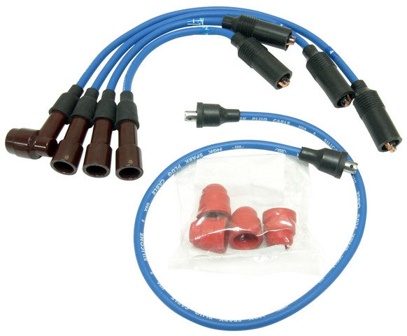 NGK Spark Plug Wire Set P/N:RC-EUC055 Fits: Volvo 122 68-59, Volvo 142 74-68, Volvo 144 74-67, Volvo 145 74-68, Volvo 1800 73-61, Volvo 242 1975, Volvo 244 1975, Volvo 245 1975, Volvo 445 60-59, Volvo 544 67-59 - Image 1