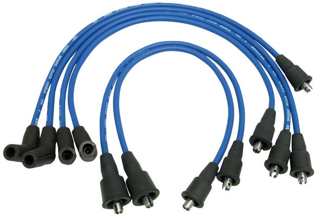 NGK Spark Plug Wire Set P/N:RC-ZX104 Fits: Fiat 600d 67-66, Fiat 850 73-67, Mazda Cosmo 78-76, Mazda Rotary Pickup 77-74, Mazda Rx-2 1974, Mazda Rx-3 78-74, Mazda Rx-4 78-74 - Image 1