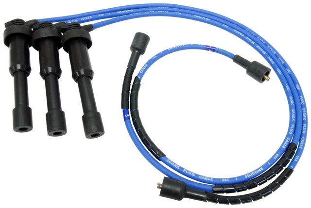 NGK Spark Plug Wire Set P/N:RC-KRX013 Fits: Hyundai Santa Fe 06-03, Hyundai Xg350 05-03, Kia Amanti 06-04 - Image 1
