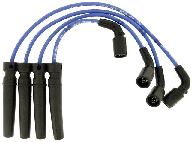 NGK Spark Plug Wire Set P/N:RC-KRX015 Fits: Chevrolet Aveo 08-04, Chevrolet Aveo5 08-06, Daewoo Lanos 02-99, Pontiac Wave 08-05, Pontiac Wave5 07-05, Suzuki Swift+ 08-04 - Image 1