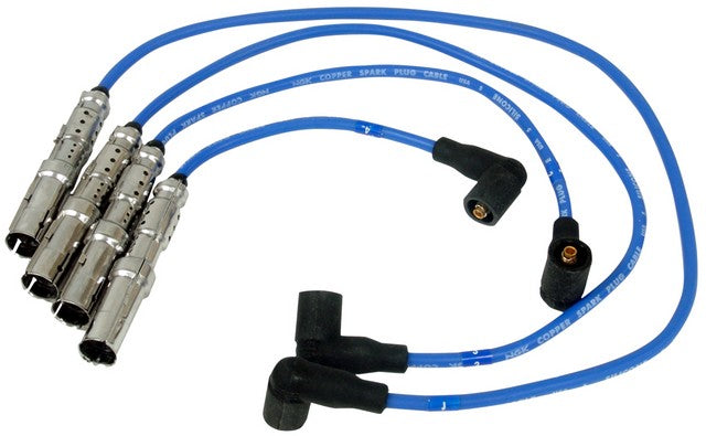 NGK Spark Plug Wire Set P/N:RC-VWC039 Fits: Volkswagen Beetle 05-01, Volkswagen Golf 06-01, Volkswagen Golf City 10-07, Volkswagen Jetta 05-01, Volkswagen Jetta City 09-07 - Image 1