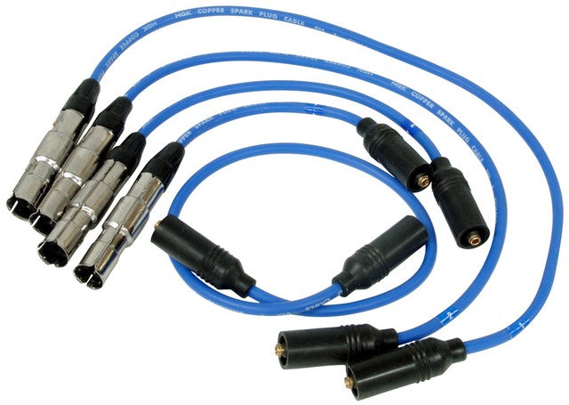 NGK Spark Plug Wire Set P/N:RC-VWC031 Fits: Volkswagen Cabrio 02-95, Volkswagen Golf 98-93, Volkswagen Jetta 99-93, Volkswagen Passat 96-95 - Image 1