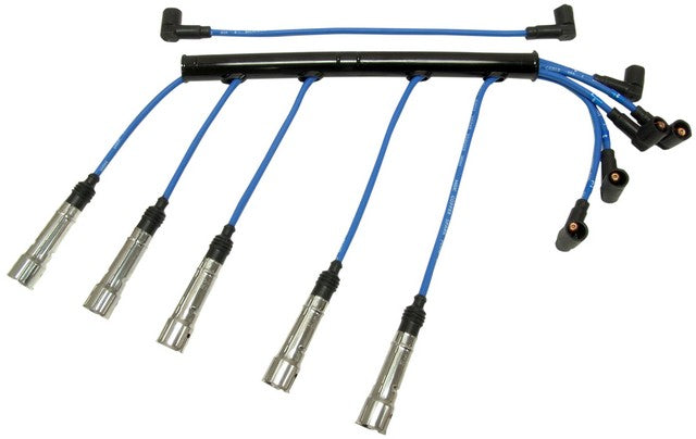 NGK Spark Plug Wire Set P/N:RC-VWC025 Fits: Audi 4000 85-80, Audi 5000 84-80, Audi Coupe 84-81, Audi Quattro 86-83, Volkswagen Quantum 84-83 - Image 1