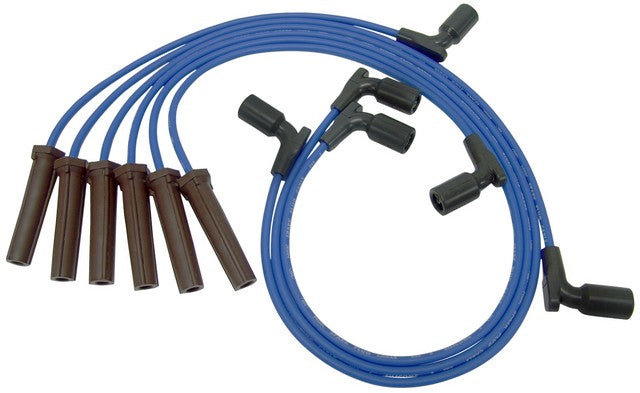 NGK Spark Plug Wire Set P/N:RC-GMX003 Fits: Buick Rendezvous 07-06, Buick Terraza 06-05, Chevrolet Malibu 06-04, Chevrolet Uplander 06-05, Pontiac G6 06-05, Pontiac Montana 06-05, Saturn Relay 06-05 - Image 1