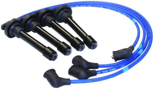 NGK Spark Plug Wire Set P/N:RC-HE64 Fits: Acura Integra 01-92, Honda Civic 00-99, Honda Civic Del Sol 97-94 - Image 1