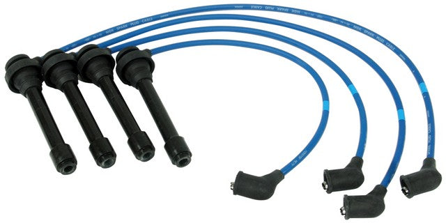 NGK Spark Plug Wire Set P/N:RC-ME79 Fits: Dodge Colt 94-92, Eagle Summit 96-92, Mitsubishi Expo 95-93, Mitsubishi Expo Lrv 94-92, Mitsubishi Mirage 96-93, Plymouth Colt 94-92 - Image 1