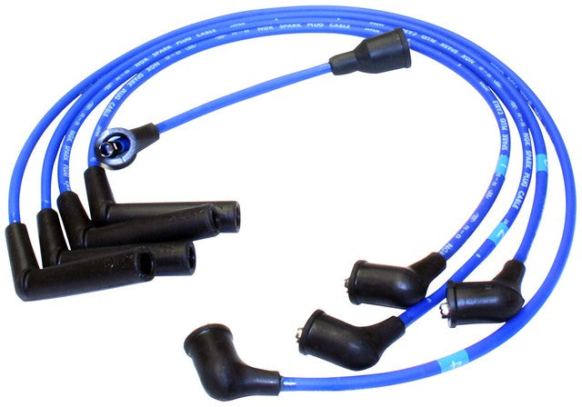 NGK Spark Plug Wire Set P/N:RC-ME59 Fits: Dodge 2000 Gtx, Dodge Colt, Dodge Ram 50, Eagle 2000 Gtx, Eagle Summit, Eagle Vista, Hyundai Excel, Hyundai Scoupe, Hyundai Sonata, Mitsubishi Expo - Image 1