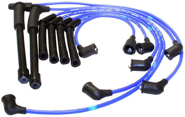 NGK Spark Plug Wire Set P/N:RC-NX97 Fits: Nissan D21 94-90, Nissan Pathfinder 95-90, Nissan Pickup 1995 - Image 1