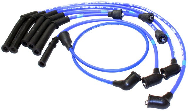 NGK Spark Plug Wire Set P/N:RC-NX86 Fits: Nissan D21 89-86, Nissan Pathfinder 89-87 - Image 1