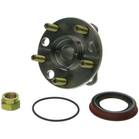 MOOG Hub Assemblies Wheel Bearing and Hub Assembly P/N:513017-K Fits: Buick Skyhawk, Buick Skylark, Buick Somerset, Buick Somerset Regal, Cadillac Cimarron, Chevrolet Beretta, Chevrolet Cavalier, Chevrolet Corsica, Oldsmobile Achieva, Oldsmobile Calais - Image 1