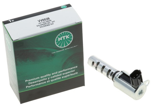 NTK Engine Variable Valve Timing (VVT) Solenoid P/N:VV0028 Fits: Lexus Es300, Lexus Es330, Lexus Rx300, Lexus Rx330, Lexus Rx400h, Toyota Avalon, Toyota Camry, Toyota Highlander, Toyota Sienna, Toyota Solara - Image 1