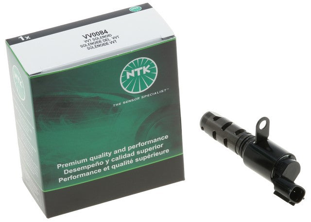 NTK Engine Variable Valve Timing (VVT) Solenoid P/N:VV0084 Fits: Hyundai Elantra 10-05, Hyundai Tiburon 08-05, Hyundai Tucson 09-05, Hyundai Tucson 13-11, Kia Soul 11-10, Kia Spectra 09-04, Kia Spectra5 09-05, Kia Sportage 09-05 - Image 1
